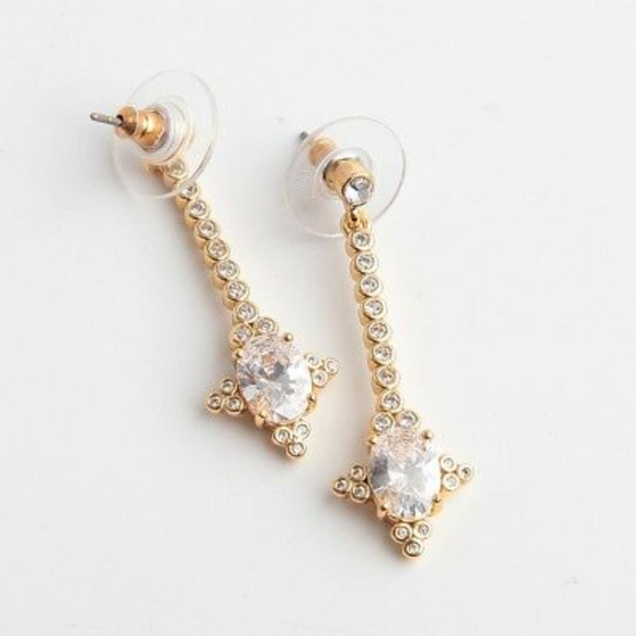 KATE SPADE Gold Plated Drop Earrings - Picture 2 of 5